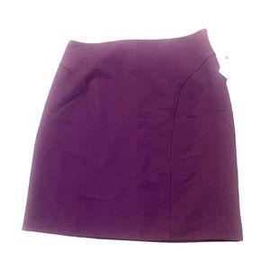 Worthington Skirt Women 10 Pencil Straight Potent Purple NWT lined aubergine fun